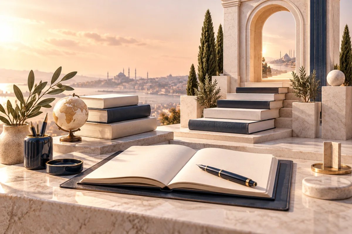 KPSS hazırlığı için eğitim hedefini anlatan illüstrasyon